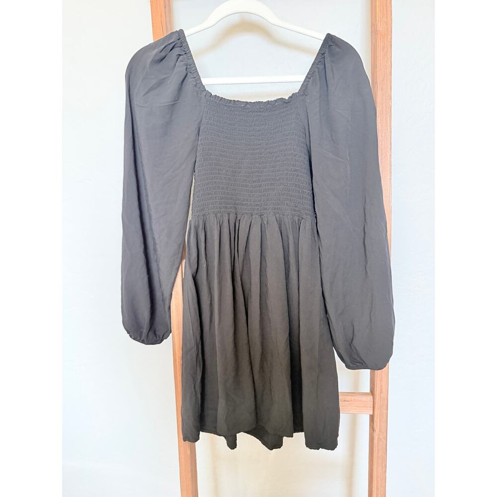 Gap- long sleeve black dress - Picture 3 of 4